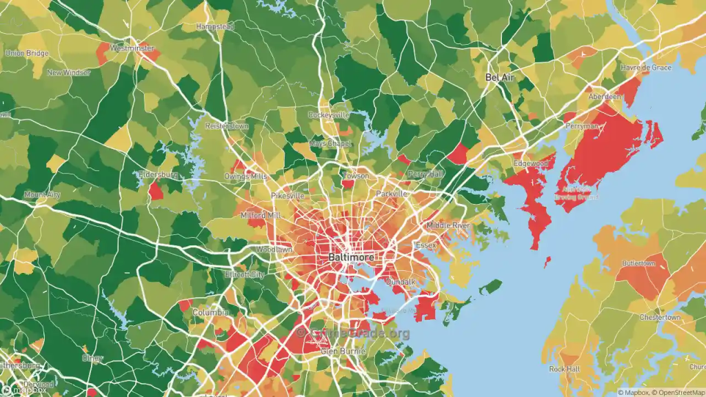 Discover the 5 Most Dangerous Neighborhoods in Baltimore County, Maryland!