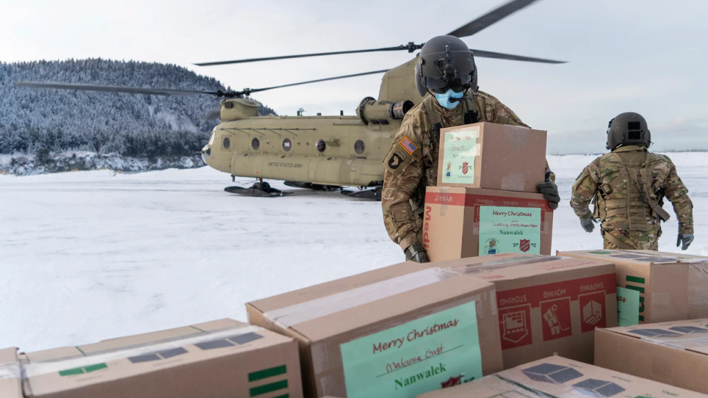 Ops Santa Brings Christmas Cheer to Towns in Alaska that Are Far Away!