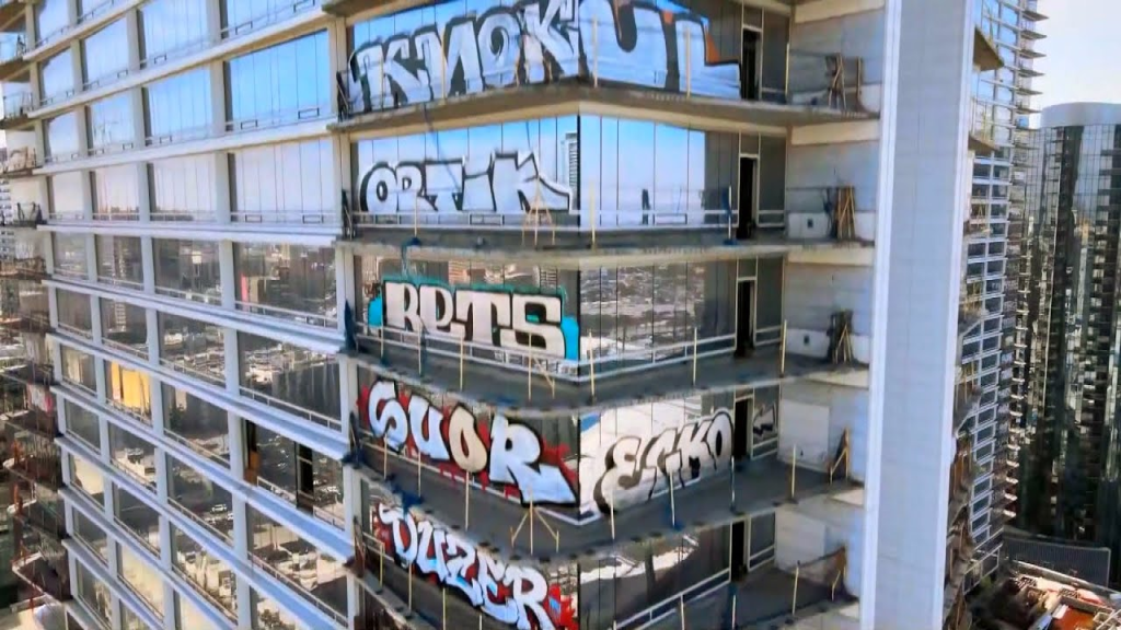 More Arrests in Downtown Los Angeles Graffiti-Covered High-Rise Complex!