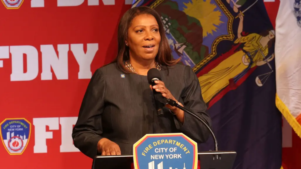 Audience Members Booed Letitia James on Stage at an FDNY Event!