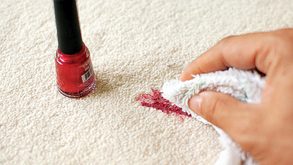 How to Remove Nail Polish from Upholstery!