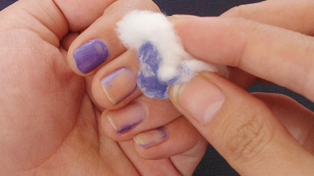 How to Remove Nail Polish Stain on Nails!