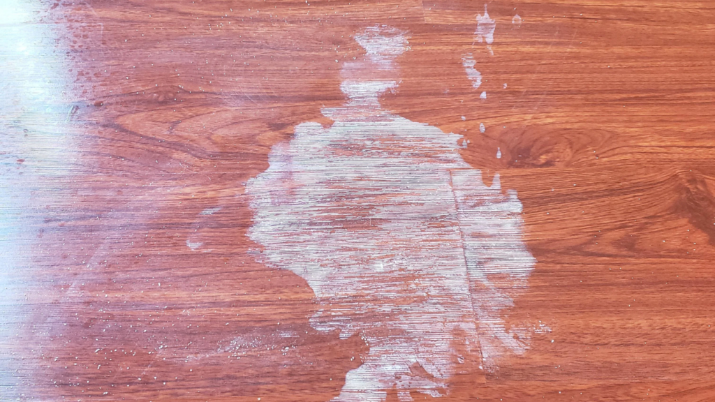 How to Remove Nail Polish from Vinyl Floor!