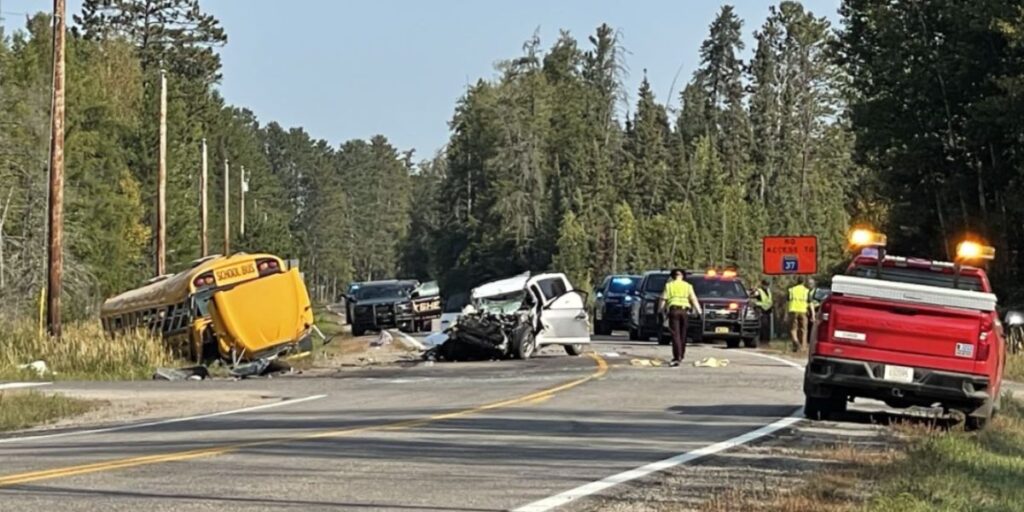 20 People Hospitalized After Iowa School Bus Crash, Accident Investigation Ongoing (1)