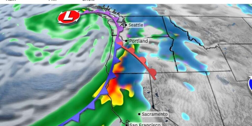 First Atmospheric River of the Season Targets Northern California; Up to 5 Inches of Rain Expected