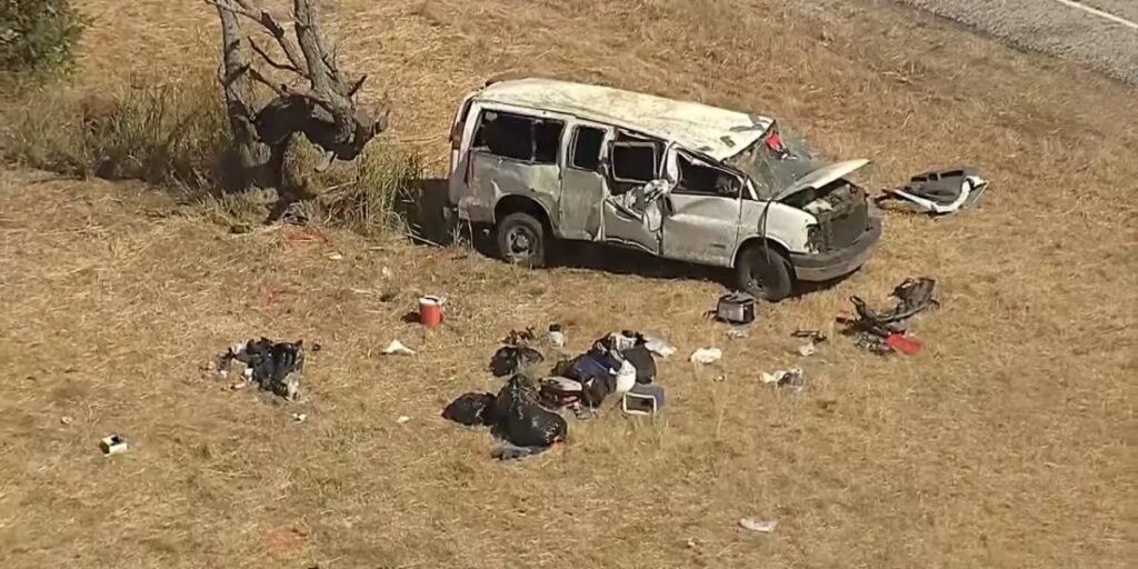 Three Ejected, Badly Injured in Single-vehicle Rollover on Highway 114 in Irving