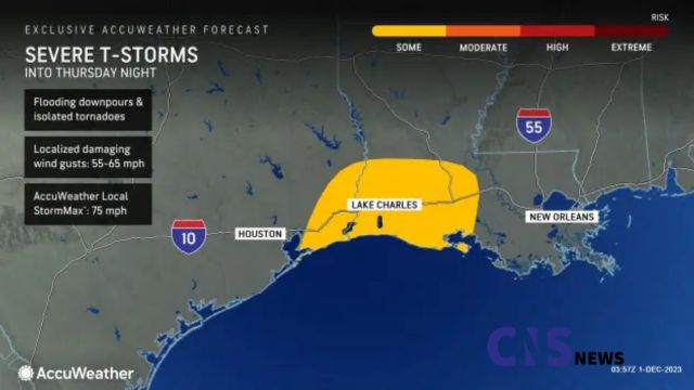 Louisiana’s Dangerous Weather Alert Key Forecast Updates for Thursday (1)