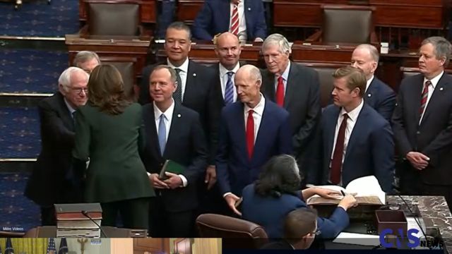 Schiff Makes History with Record-Breaking Swearing-In Ceremony in U.S. Senate (1)